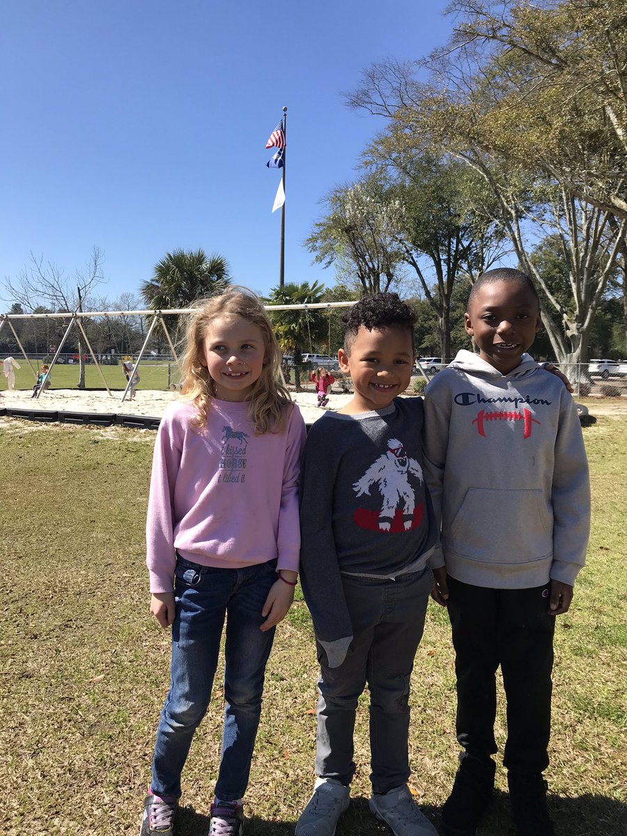 mtindall08's tweet photo. Two of my sweet firsties showed kindness last week when one of their classmates fell during recess. They helped him up and asked if he was okay then invited him to play with them. #bekind #KindnessMatters https://t.co/5bDorxoVCU