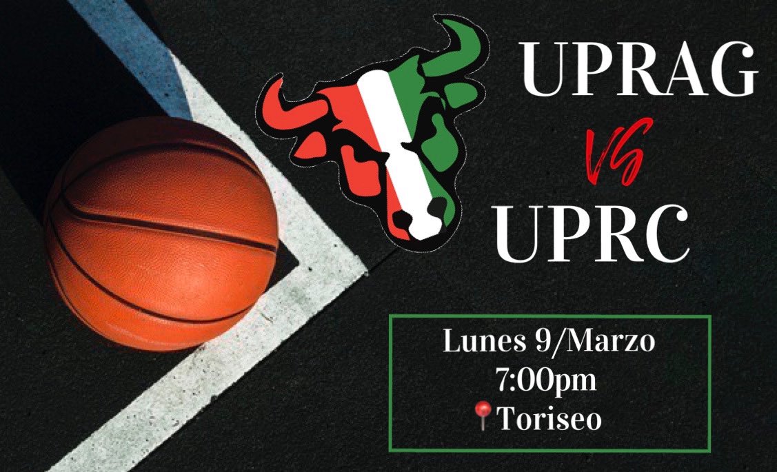 ToritosB's tweet photo. 🏀 Acompañana a nuestros Toritos en su penúltimo juego local de la temporada regular 🏀

🐮 Lunes 9 de marzo • 7:00pm 

🐮 Es de suma importancia su apoyo en este juego y este jueves contra UPRM ya que nos encontramos con un récord de 3-2 https://t.co/PAH1MQ3Q2d