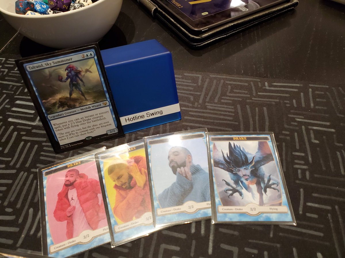 The unstabled draft was hilarious  Now the mono pod is out and so are the #drakes...but we're all getting our asses handed to us via Hydras. #hailhydras #mtg
