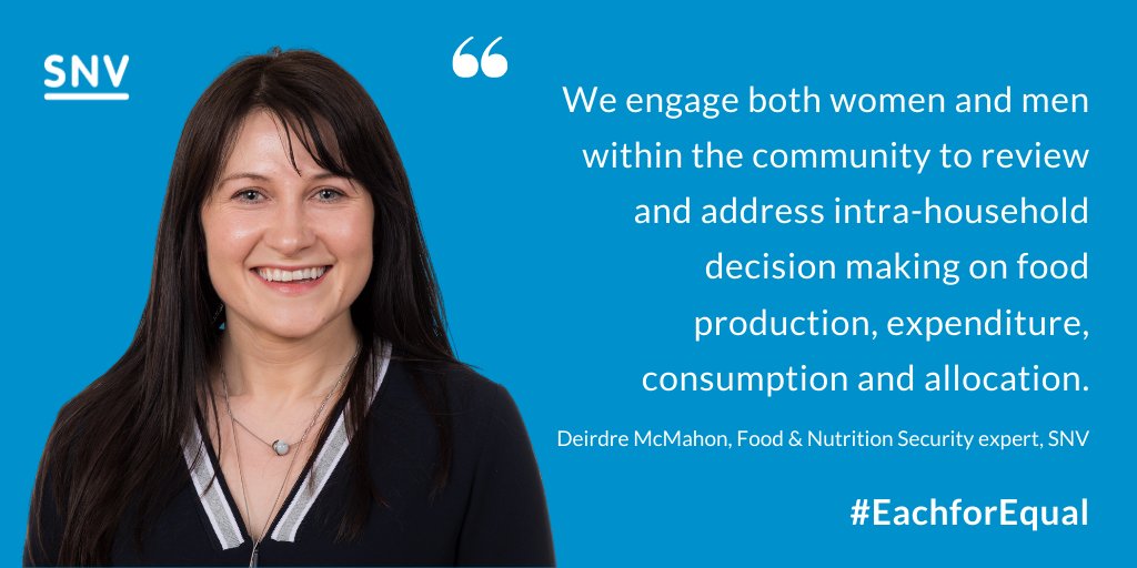 Ahead of #InternationalWomensDay, we look at how our @SNV_AGRI Sustainable #Nutrition for All approach keeps gender analysis at its core, promoting gender-sensitive tools and intra-household decision-making: on.snv.org/2uPotl3 #EachforEqual <a href="/SNVworld/">SNV - find us on Bluesky as snv.org</a> <a href="/DeemcmM/">Deirdre McMahon</a> <a href="/womensday/">Women's Day</a>