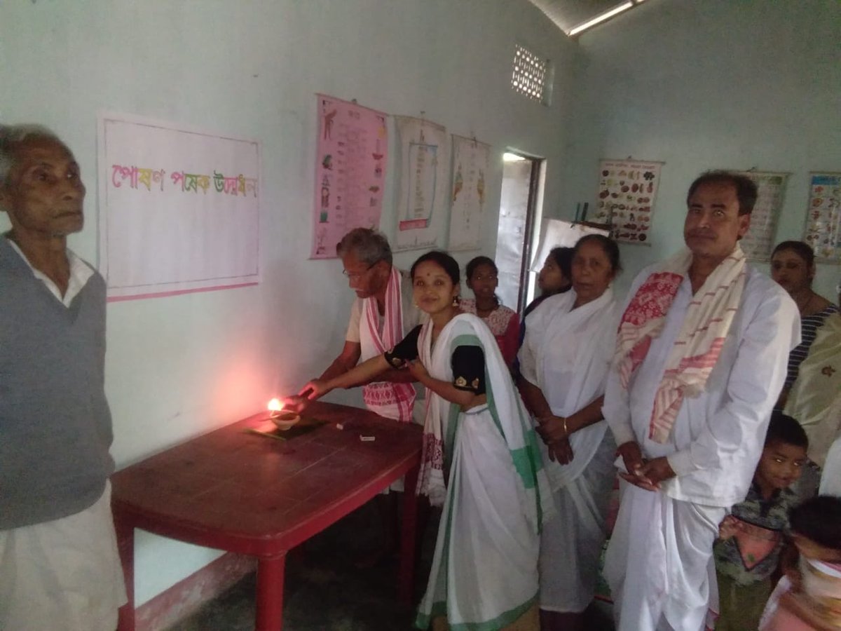 AmguriP's tweet photo. Inaugurated POSHAN PAKHWADA at different awcs. under Amguri ICDS project.#hargharkaamdeshkenaam
#PoshanPakhwada2020 https://t.co/824gsnIwGI