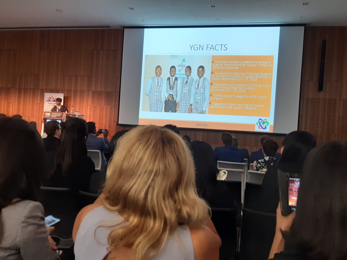 african_ygn's tweet photo. Jeremiah Mbazo reporting on Nigerian Young Generation  in Nuclear (NYGN). #CountryReportSession
#IYNC2020 
#DiversityInNuclear https://t.co/Dwv8qYEeQx