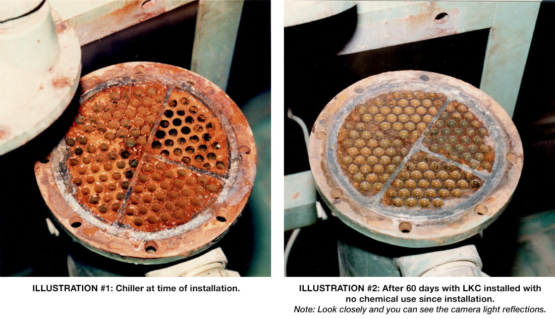 #LKC installation on heat exchangers/chillers at Rehau. They were experiencing substantial #scale buildup in their water cooled air compressors, process equipment, nozzles etc. linkedin.com/posts/ener-tec…