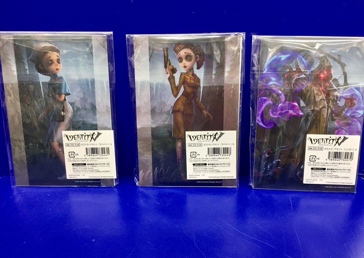 コーナー情報】「IdentityⅤ 第五人格」のグッズコーナーを5階にて