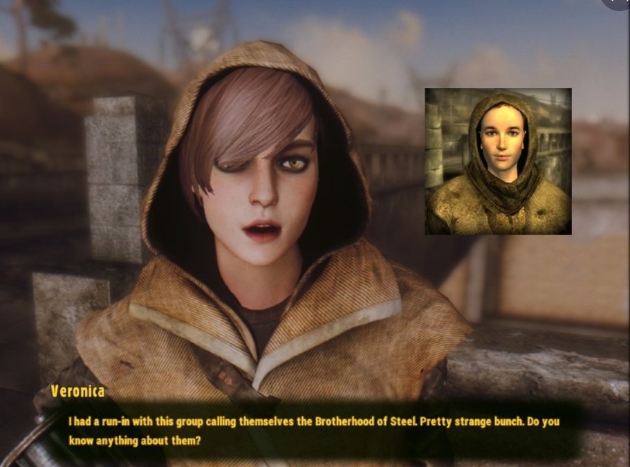 ♫⃠ on X: how come the models in this fnv overhaul look relatively decent  for the most part and then veronica looks like  / X