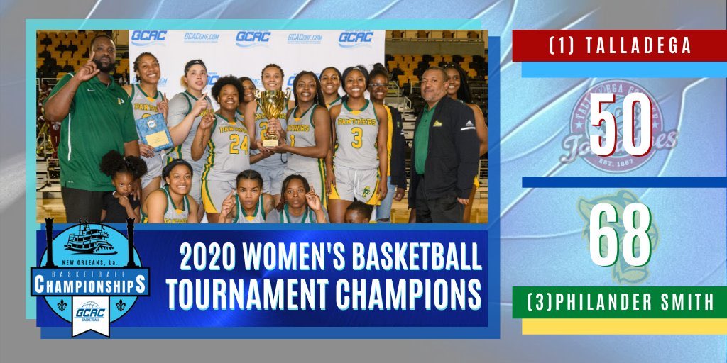 KikiBakerBarnes's tweet photo. Another successful @GCACInfo BB Championship in the books. Congrats to our women and men’s champions @PhilanderSmith @PSCAthletics1 & @xulagold. @NAIA here we come 💪🏾
Special thanks to our partners @OchsnerHealth Sports Medicine & @MyJBN @MyBCSN1
#gcacinfo #madamecommissioner https://t.co/52eWe6MS1G