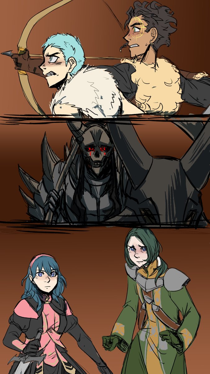 72stars On Twitter Cw Blood Temporary Character Death At Least One Doodle Per Chapter And Paralogue Personal Challenge For My 2nd Golden Deer Verdant Wind Run Continued Chapter Four Caspar Vs The Death Knight Round One Fight Https T