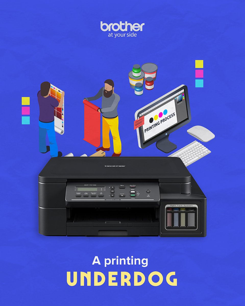 BROTHERPhils's tweet photo. Nip all your printing tasks in the bud with the DCP-T510W, a low-cost yet super-fast machine! https://t.co/YVbQu5jdlU