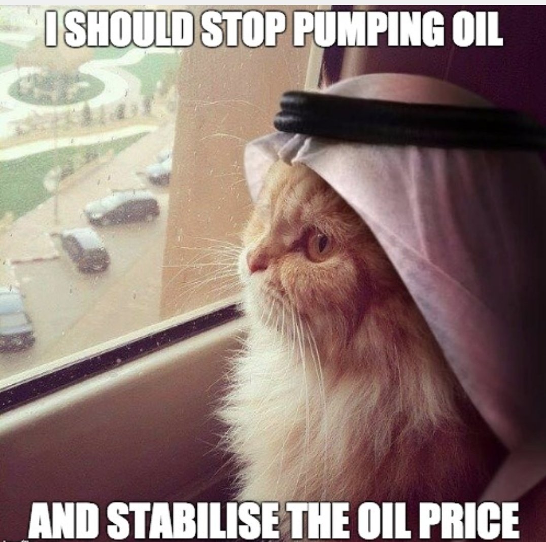 Meme Thread: OIL PRICE WAR that has led stock markets around the world to fall.1. OPEC led by Saudi Arabia thinks the Global oil market is oversupplied.