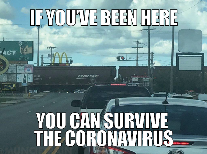 MuncieTrain's tweet photo. WE'RE ALL SAFE https://t.co/Z6VLuBsAjO