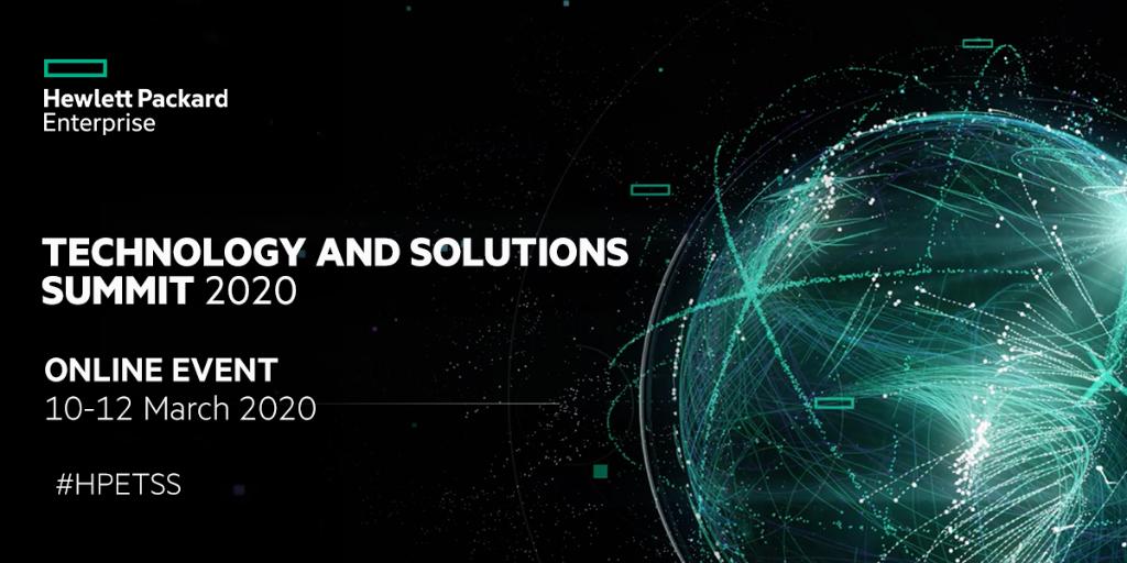 Tout l’écosystème de partenaires, consultants avant-vente et experts #tech de HPE se réunit cette semaine pour l’édition virtuelle du HPE Technology and Solutions Summit. Découvrez le programme des conférences en ligne du 10 au 12 mars : hpe.to/60191UsEH