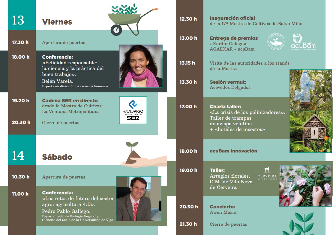 guiaverdecom's tweet photo. 📣📣Apunta en tu agenda: Esta semana del 13 al 15 #MostradeCultivos #BaixoMiño organizada por @MostraCultivoBM Consulta el programa en ➡ https://t.co/LnJKyalNXB #Acubam #Tomiño #Goian #Entreplantas https://t.co/ED6G504Sk7