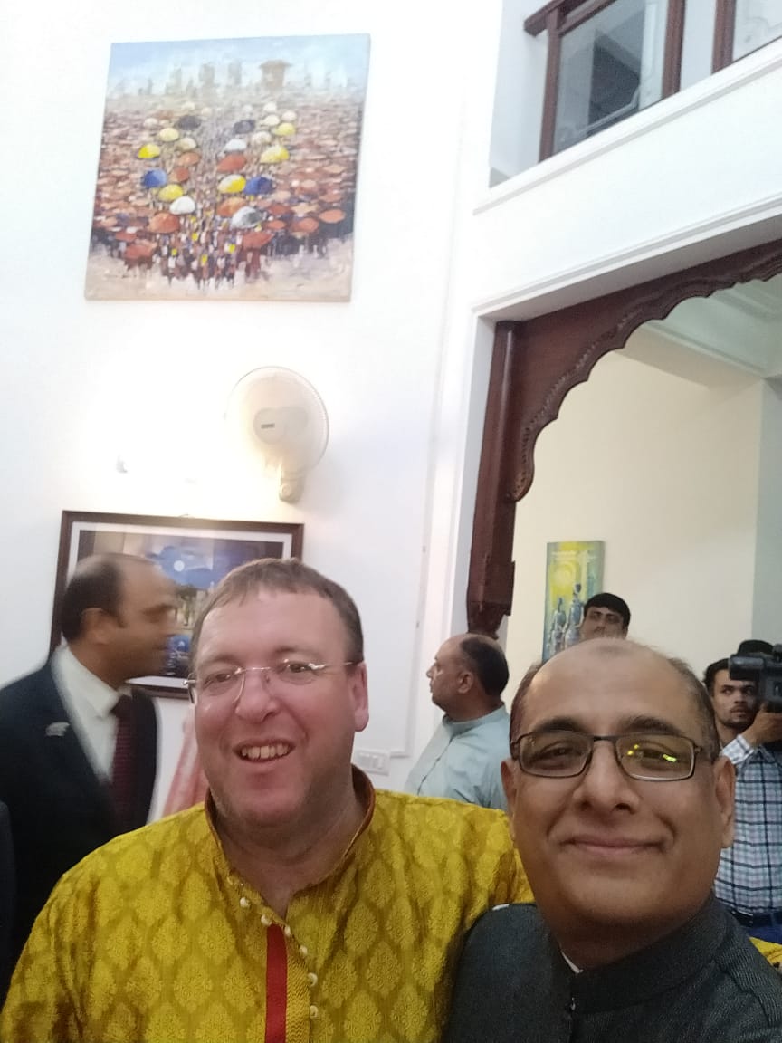 Happy birthday to Dr Andrew Fleming UK Deputy high commissioner to TS& AP. 