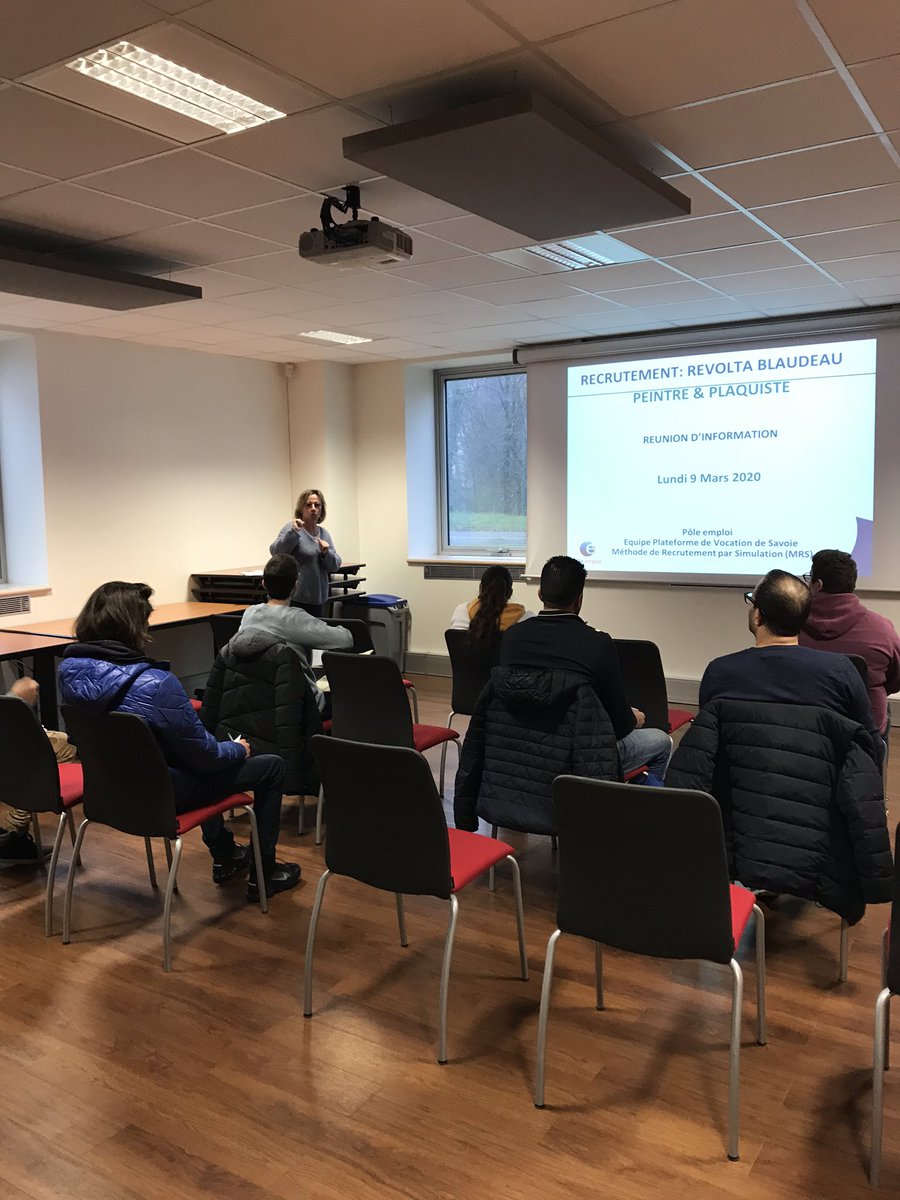 MRS (méthode de recrutement par simulation).
Information collective RÉVOLTA BLAUDEAU #peintre#plaquiste#versunmetier#onestlapourvous