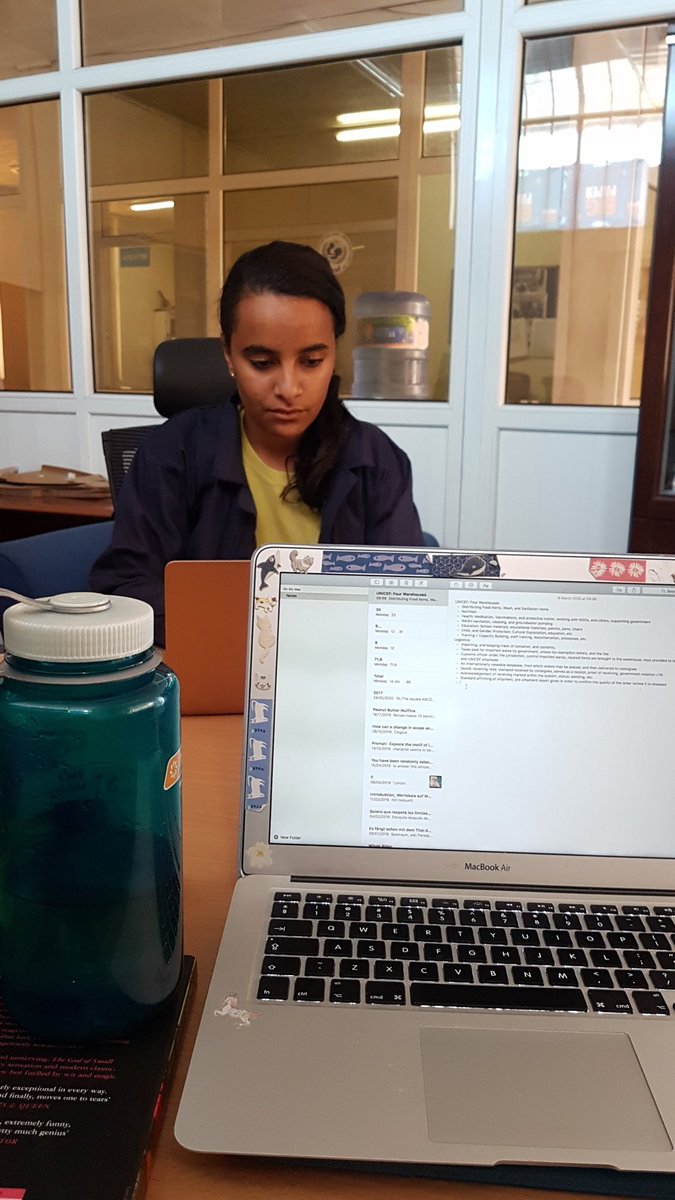 zzimmber's tweet photo. Enjoying some down time familiarising ourselves with warehouse, and logistics jargon @UNICEFEthiopia Lancha Warehouse, and enjoying connectong the dots on the logistics of aid w/ @fikiraschalew1 
@SihamCAS @MrDRedmond @ICSAddisHS #ICSINTERN20 https://t.co/N5pguZfqrj