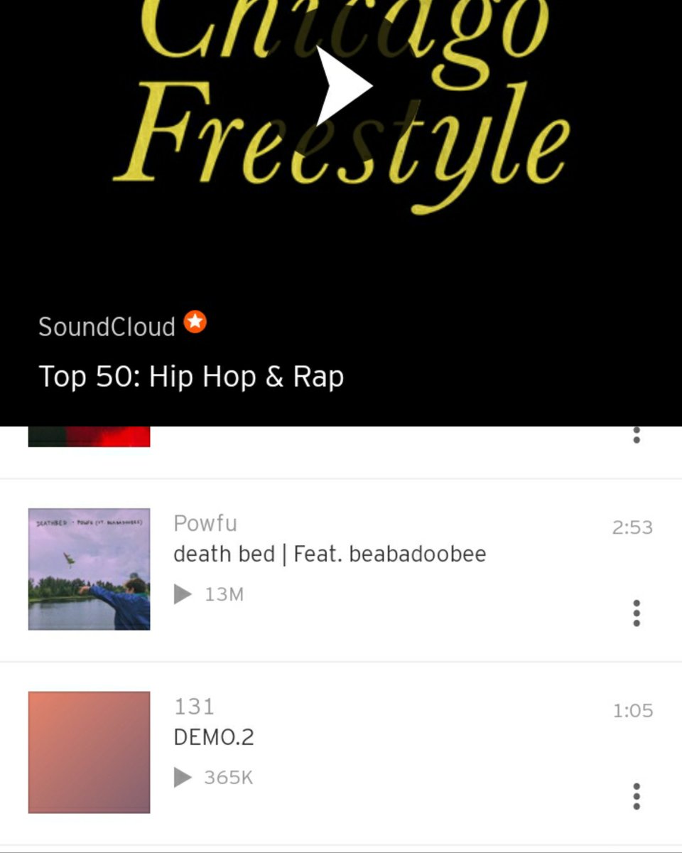 1317_CH's tweet photo. Soundcloud Chart Update (Singapore)

New &amp; Hot : all music genre ( 1st place for Demo2)

Top 50 All Music Genre : 5th place for Demo2

Top 50 Hip Hop &amp; Rapp : 5th place for Demo2

Thank you SG Konic 🖖🖖🖖

#HanbinDEMO2 https://t.co/baLMh3QFQm