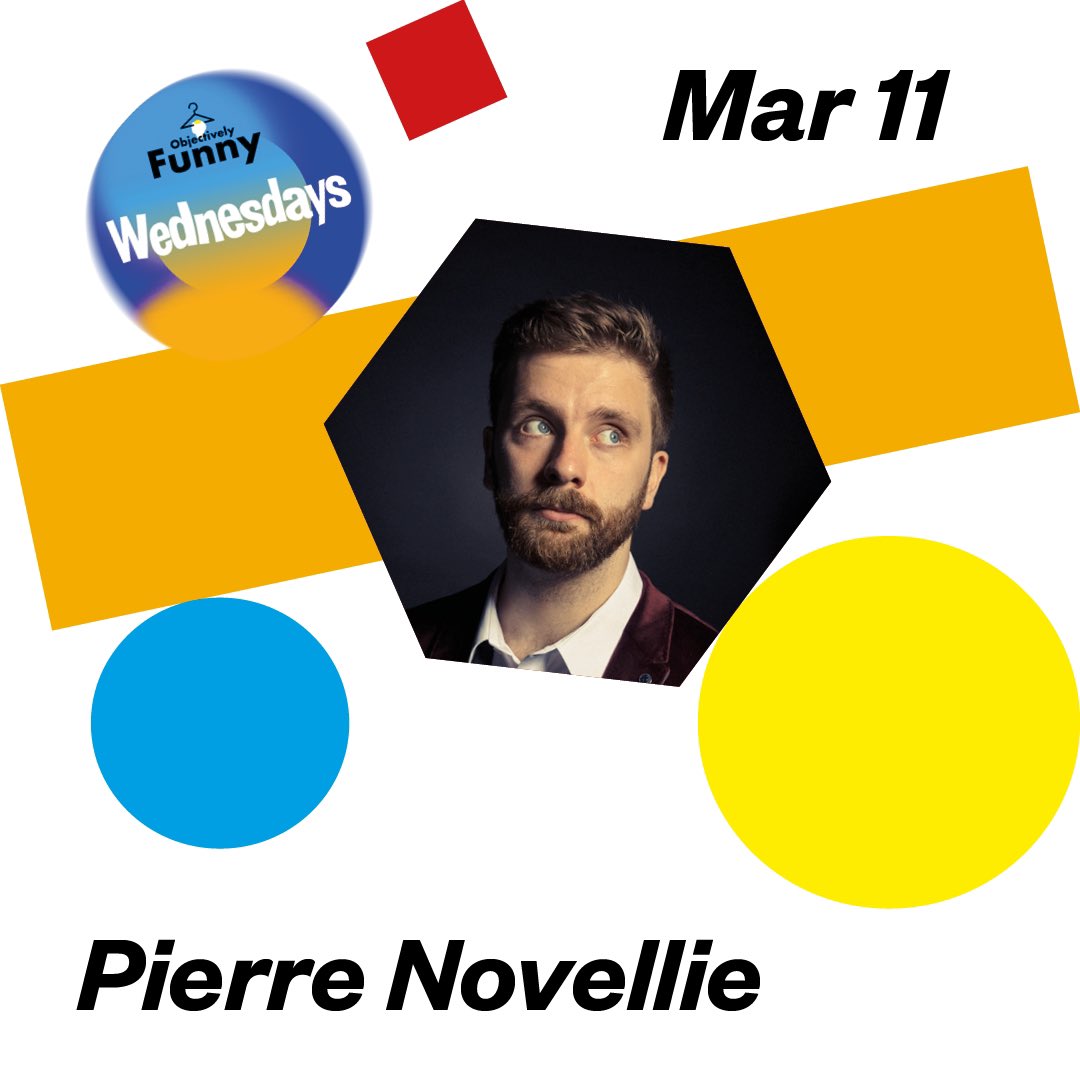 This Wednesday! <a href="/pierrenovellie/">Pierre Novellie</a> returns to <a href="/TheAlbany/">The Albany</a> for many more japes, lols and jokes. Tickets from objectivelyfunny.com