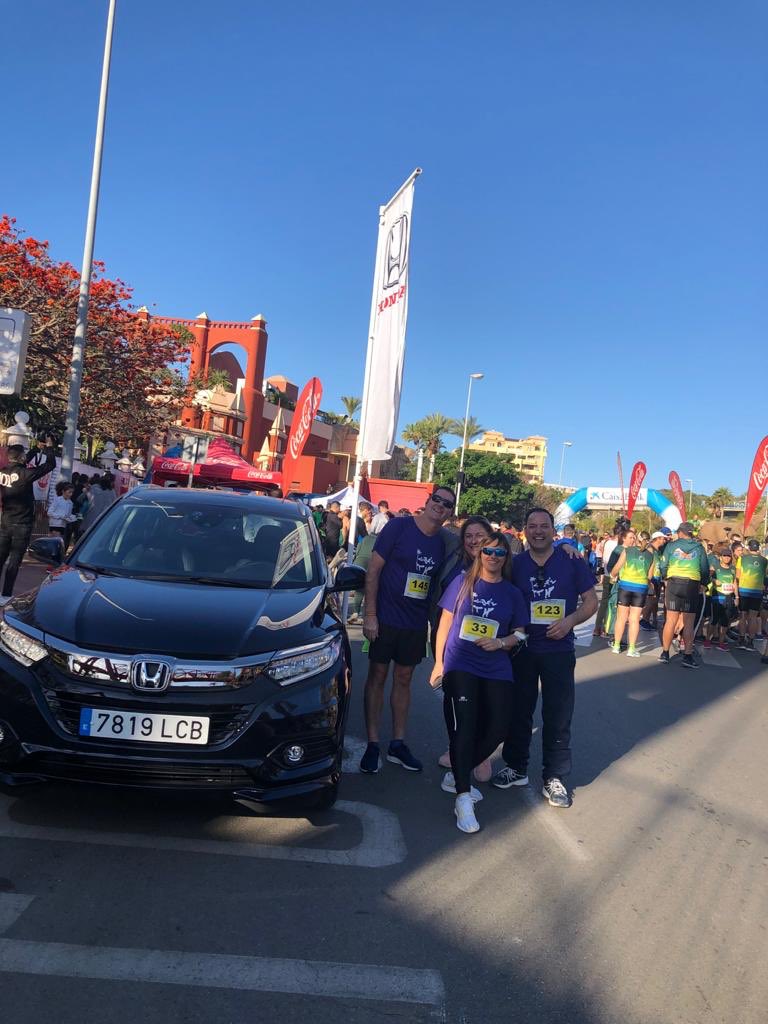 Otro año mas Honda Cotri participa en la II Media Maratón 2020 y V Carrera Litoral Holiday World a beneficio de Proyecto Hombre  Malaga