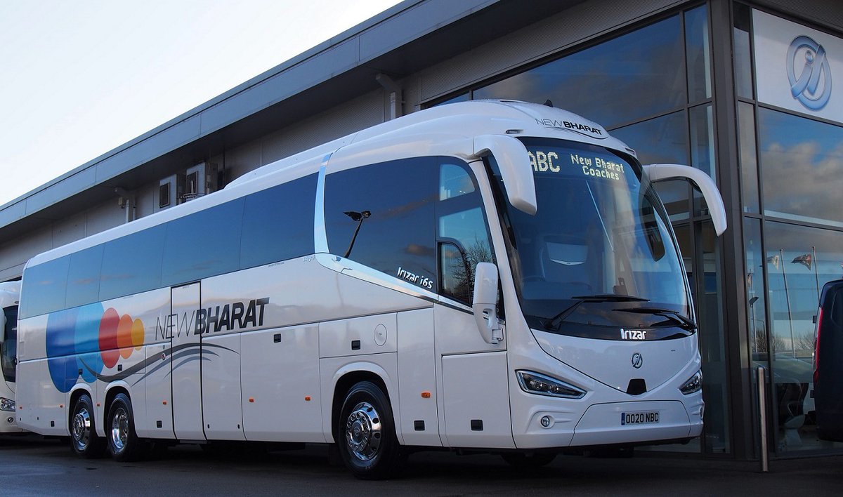 IrizarUK's tweet photo. The first-ever Irizar Integral coach to join the fleet has gone into service with Southall’s New Bharat Coaches.
#irizaruk #movingforward #passengercomfort #poweredbyDAF
https://t.co/zWGuveJo6B https://t.co/oO2FFytS75