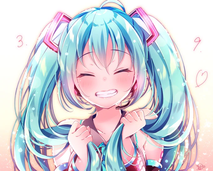 ?2020.3.9?
#ミクの日 #ミクの日2020 