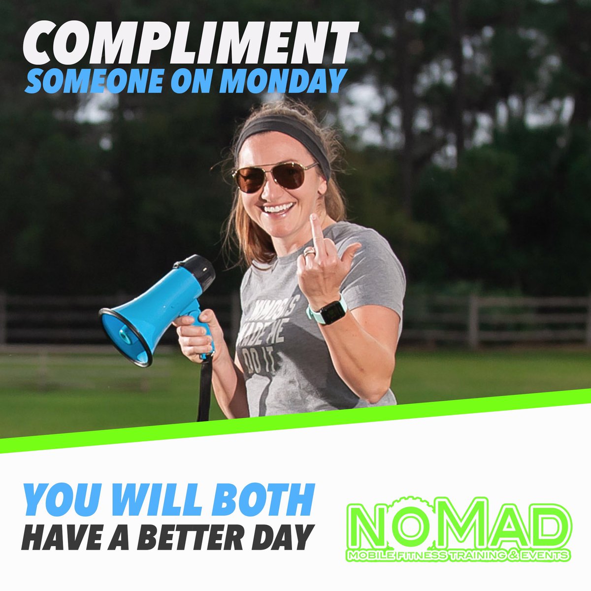 nomadbehappy's tweet photo. Happy Monday! ✅💚 #nomadfamily #nomadbehappy https://t.co/onfxFwIN71