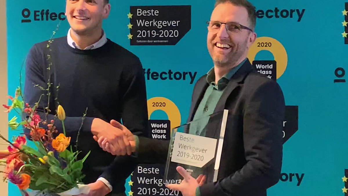 jados_autisme's tweet photo. Vorige week kon je al lezen dat Effectory op ons centraal kantoor in Arnhem bekend maakte dat we zijn uitgeroepen tot Beste Werkgever 2019-2020 in de GGZ.
Weten hoe deze dag is verlopen? Bekijk dan de video.
https://t.co/XAfZGUXzNC
#bestewerkgever #ggz #2019 #2020 #JADOS https://t.co/IJDC6cLmsT