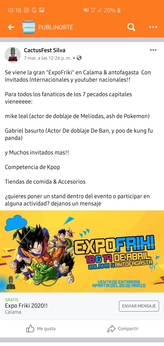 GabrielBasurtto's tweet photo. 🚨 ¡ESTO ME ENFURECE! Mike y yo tenemos evento en Lagos de Moreno 18 y 19 de abril, por eso no podemos ir a Antofagasta Chile; aún así el organizador de ese país se burla y quiere ¿engañarlos? ¡no permitan que les roben y den RT a esto lo más posible cuanto antes! Gracias 🙏🏼 https://t.co/zvPeuR9BSU