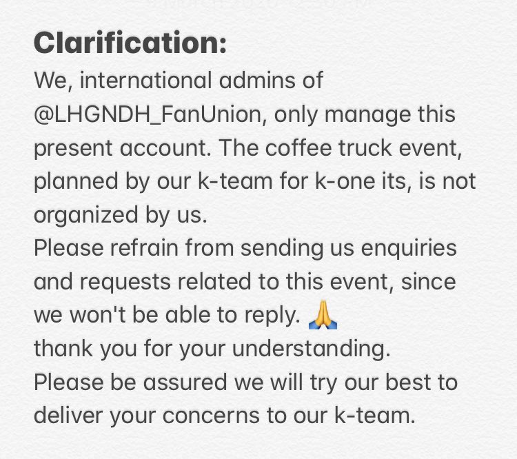 LHGNDH_FanUnion's tweet photo. Clarification 🙏 https://t.co/R82s05DhMg