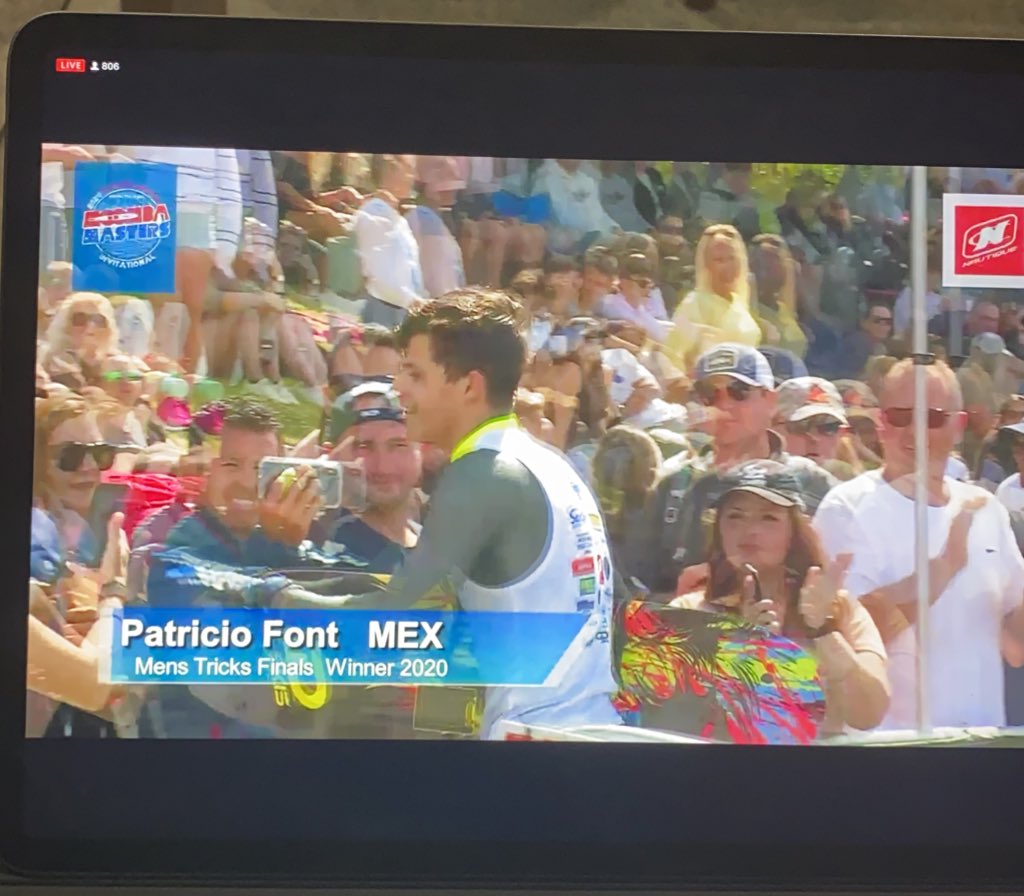 Pato Font 2020 Moomba Trick Chmpion