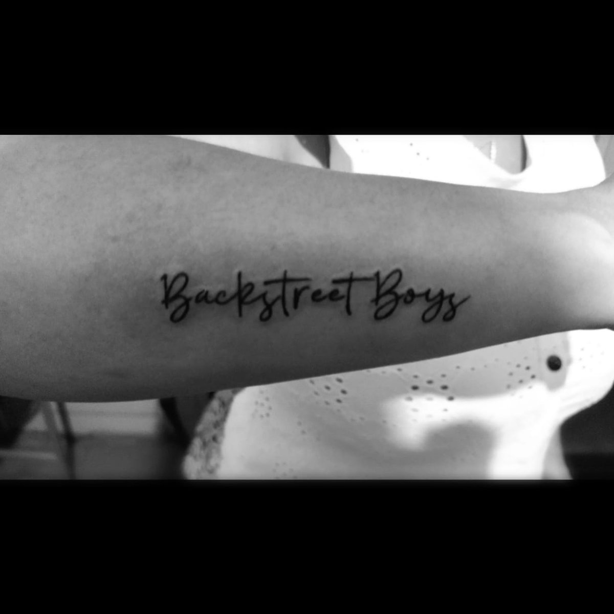 danimainardia's tweet photo. Yesterday at the M&amp;G I forgot to show you this that represents the importance that you have in my life Thanks a lot! #Newtatoo
#BSBBA @kevinrichardson @aj_mclean @brian_littrell @howied @nickcarter @backstreetboys https://t.co/B50MZwle6f