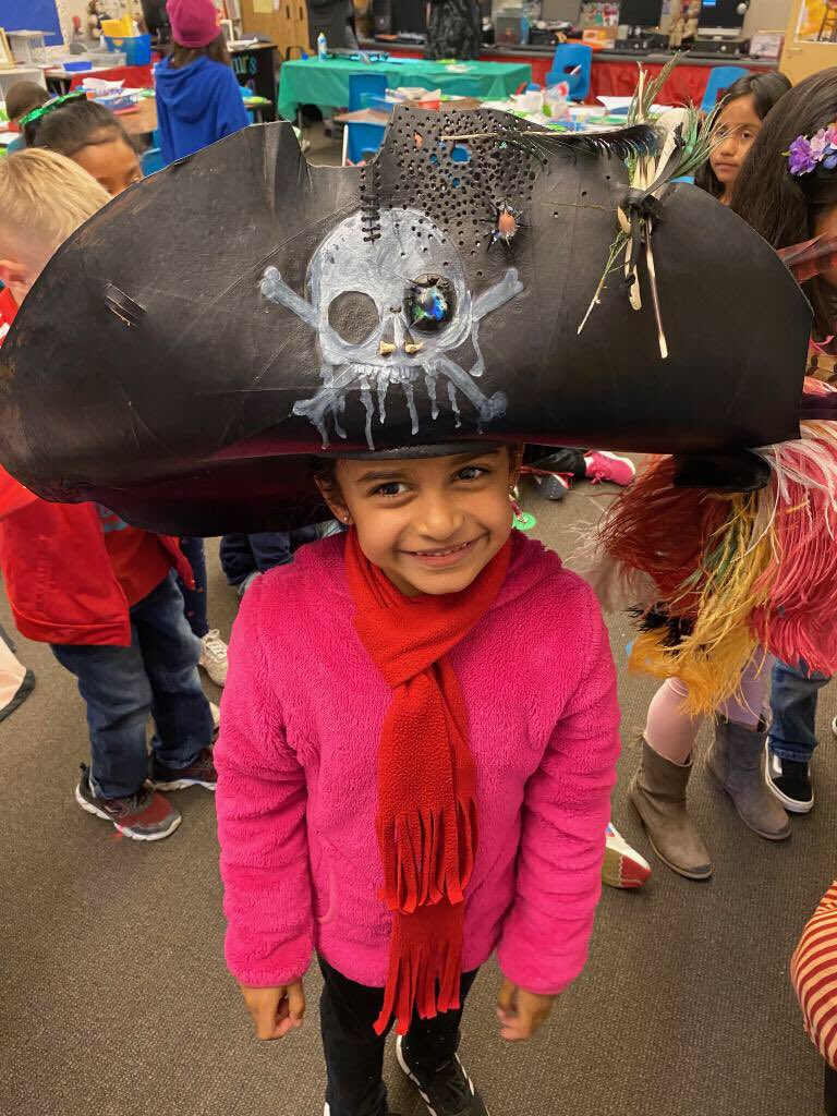 Dr. Seuss was on the loose on Monday! Kids ate green eggs and ham and a real pirate came in to read pirate stories!