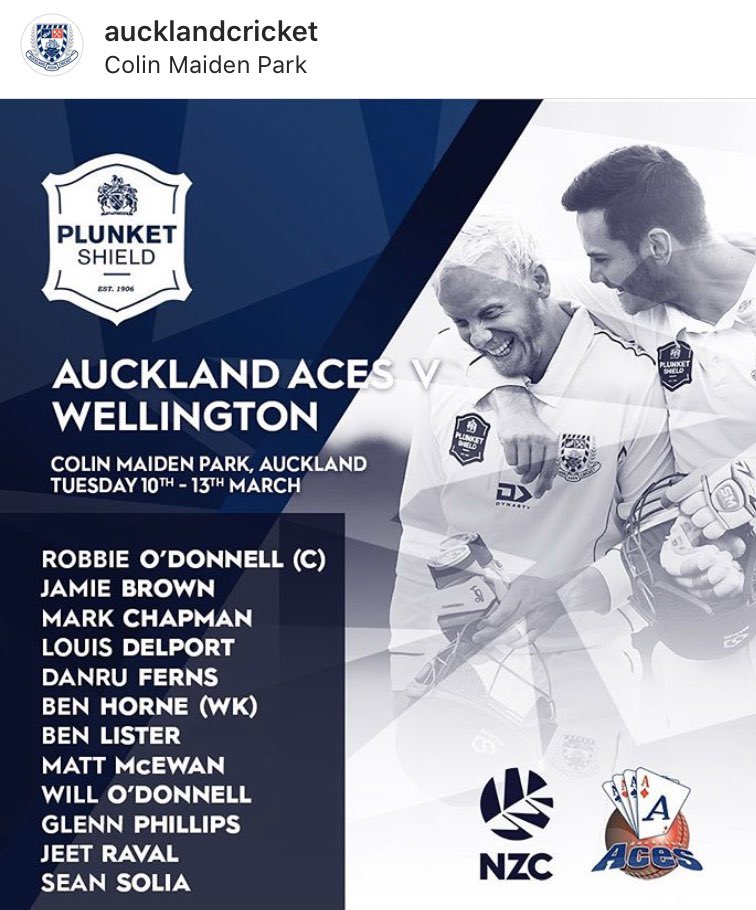 We here at AUCC can’t wait to host <a href="/aucklandcricket/">Auckland Cricket</a> and @wgtnfirebirds in the #PLUNKETSHIELD this week. #AUCC #CMP #MyTeamAuckland