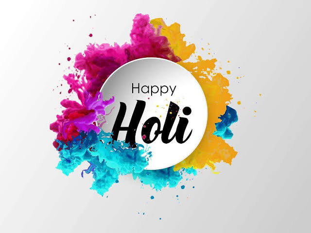 May your day and year be filled with all the bright shades of colour. Happy Holi.....