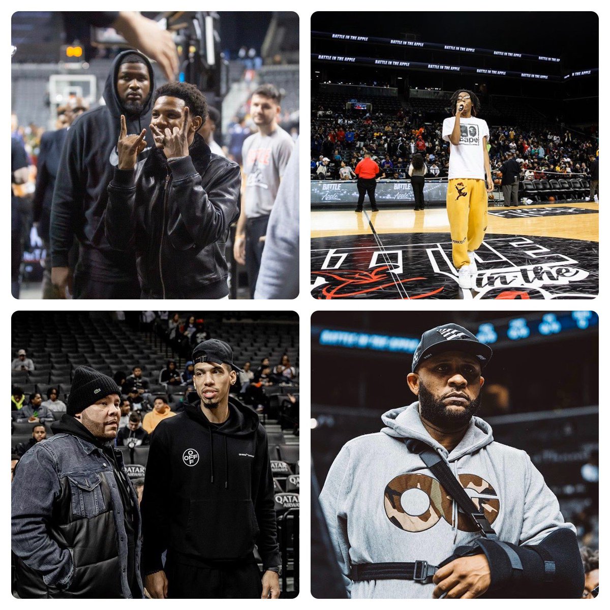 CoachNkw's tweet photo. It was great having people pull up to games to support this year like Rappers Fat Joe , A Boogie & Lil Teca and also athletes like MLB Star CC Sabathia and NBA Star Danny Green #JustDifferentOverHere https://t.co/I9oq31b7xo