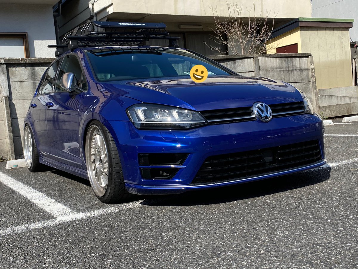 tim_tim_69's tweet image. 良い天気🙆‍♀️

#車好きな人と繋がりたい 
#STOPTECH #skolwheel #Volkswagen #GOLF7 #GOLFR #RhinoRack