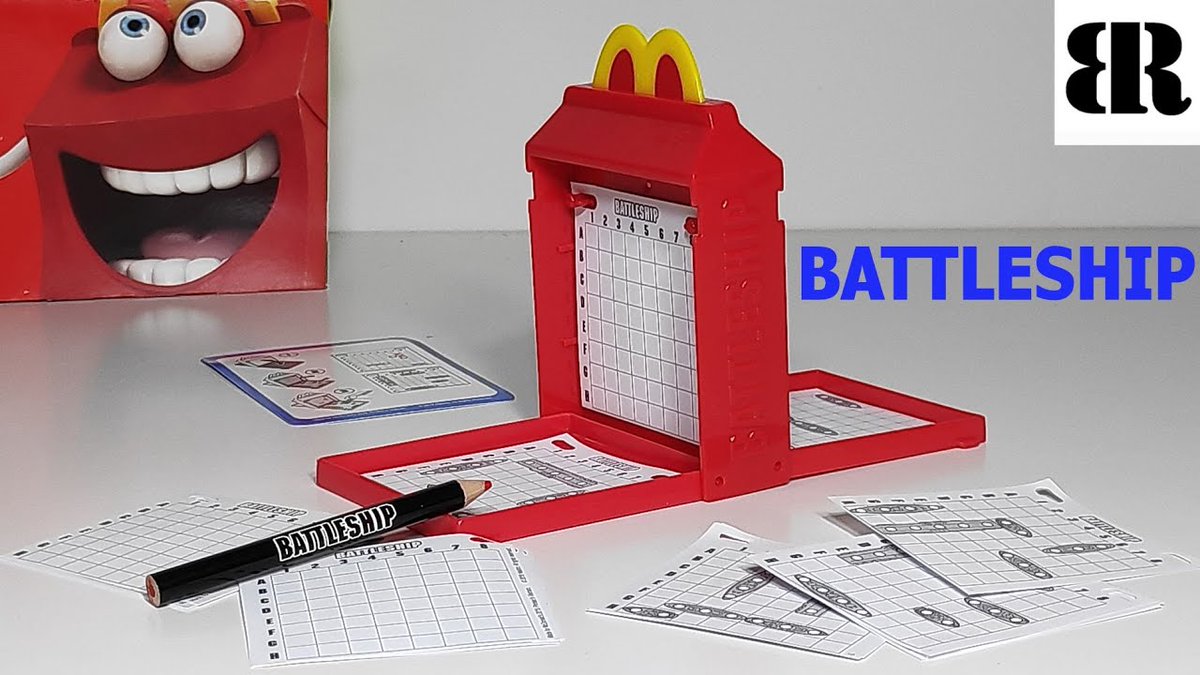 TheBigRunYT's tweet photo. McDonald's Happy Meal Toy 2020 Battleship by Hasbro Unboxing + Set Up Video @ https://t.co/op6YtNkHte
#YouTube #maccas #McDonalds #HappyMeal #HappyMealToy #Battleship #Hasbro #CompactGames #boardgames #FamilyFun https://t.co/1QakP16bD9