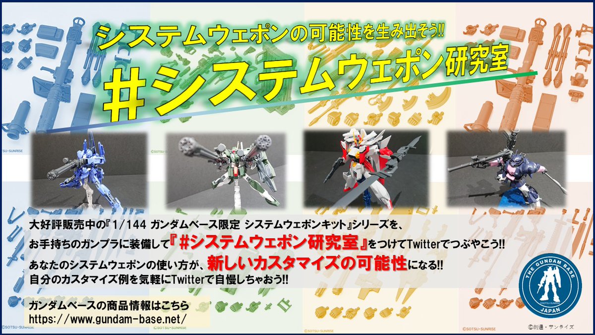システムウェポンカスタマイズ】 1/144 ガンダムベース限定 システム