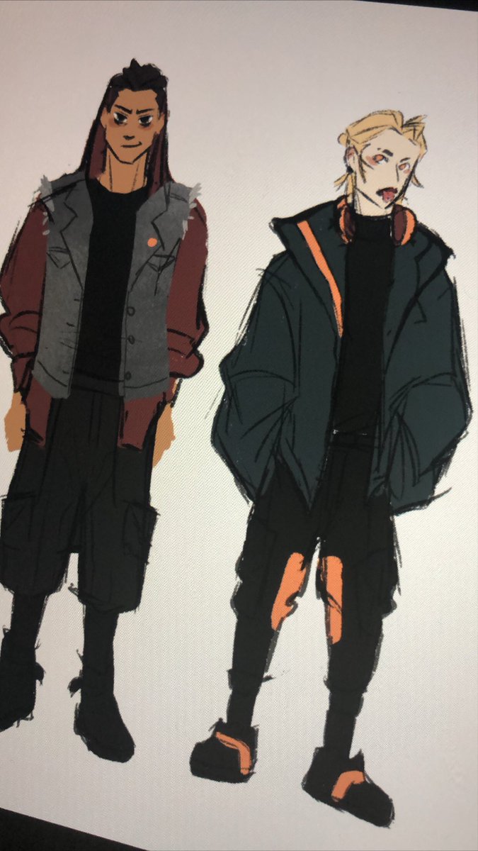 cj_illustrate's tweet photo. Oh? What is this? Some new good boys?? Meet Kit (right) and Asher (left) #OCs #AshKit https://t.co/wvfQf9F90t