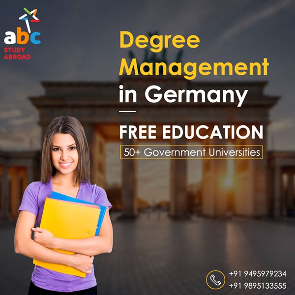 ABCStudy_Links's tweet image. Study Management at world's top-ranking government universities in Germany higher than IIM. Avail 100% free education with scholarships. Get 10 months paid internship at reputed companies and 18 months stay back after the completion of the course.