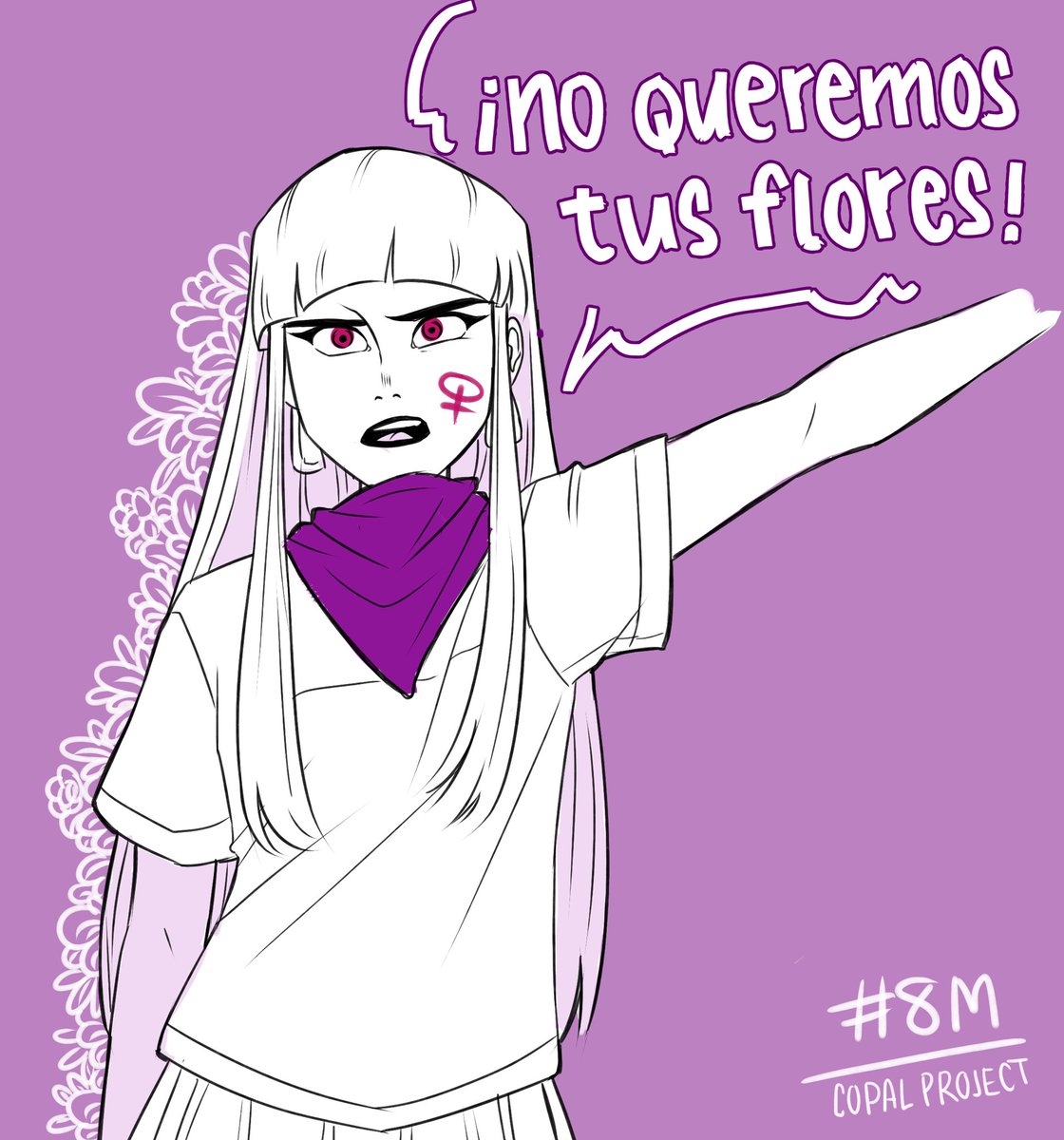 CopalProject's tweet image. Xochiquetzal ya no quiere tus ofrendas, sólo que dejen de matarnos #8M #CopalProject