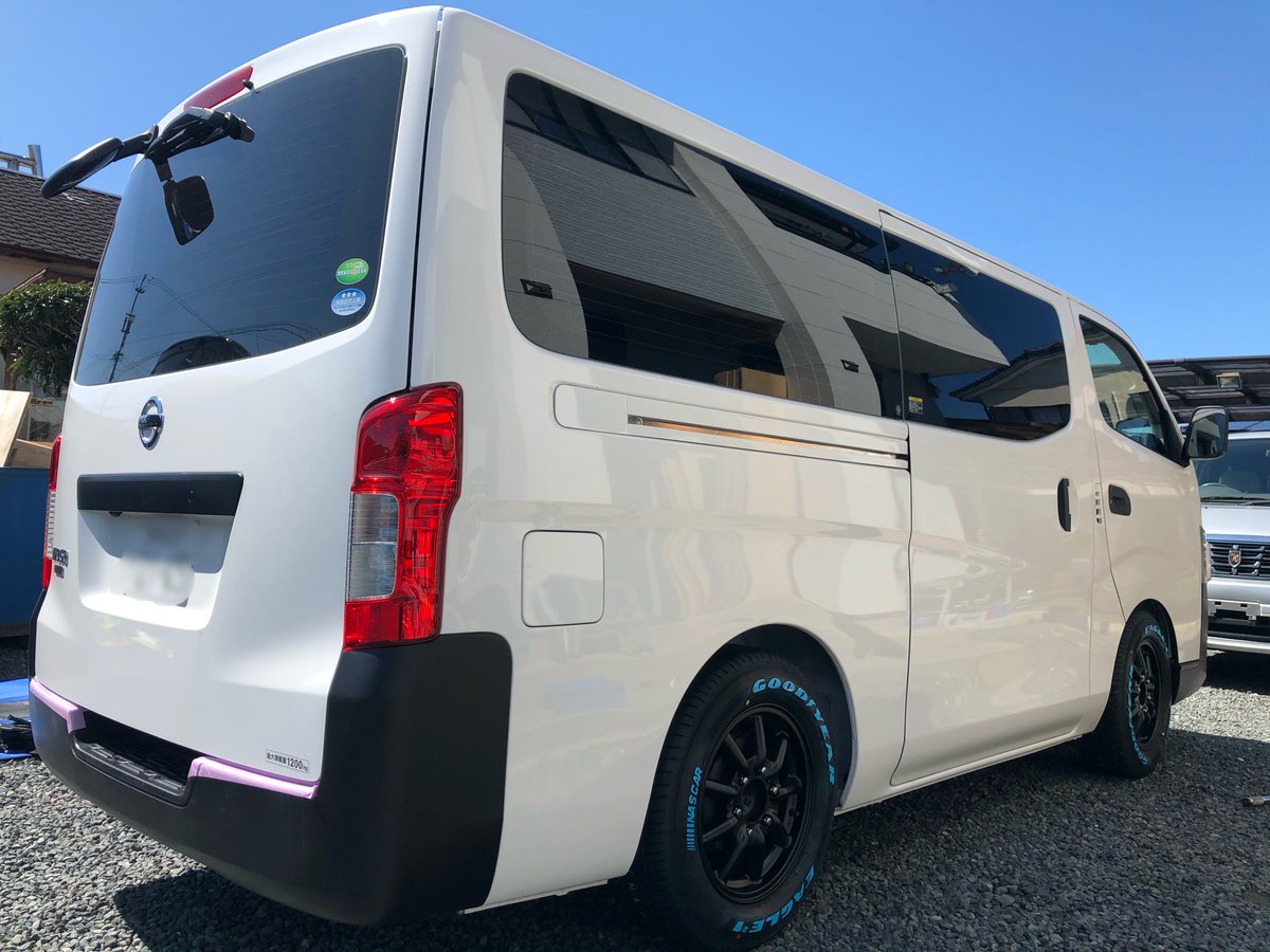 Stw 新古車nv350キャラバンdx 外観はほぼ完成 W 1 5インチローダウン 玄武キット使用 スモークフィルム ヘッドライト等led化 ファブレスmc9ホイール グッドイヤー ナスカータイヤ これから内装製作開始です 早期ご契約の場合フルオーダー製作も可能 Stw 新古車nv350キャラバンdx 外観はほぼ完成 W 1 5インチローダウン 玄武キット使用 スモークフィルム ヘッドライト等led化 ファブレスmc9ホイール グッドイヤー ナスカータイヤ これから内装製作開始です 早期ご契約の場合フルオーダー製作も可能
