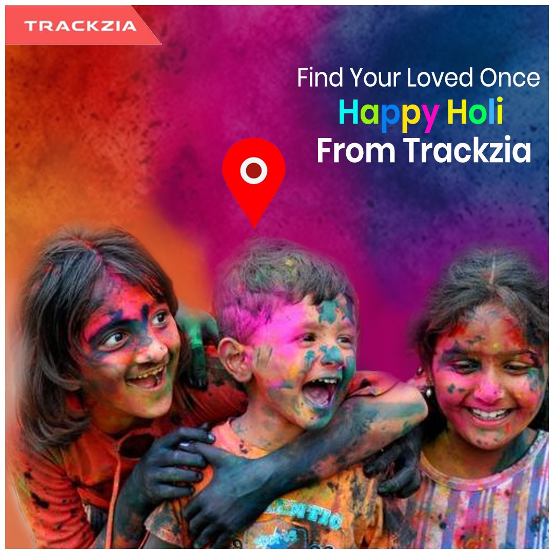Trackzia1's tweet photo. On the occasion of Holi may god bless you with a canvas filled with lots of beautiful colours of happiness. Trackzia wishes you and your loved ones a very happy and colourful Holi.

#HappyHoli #HoliFestival #Holi2020 #HappyHoli2020 #gpstrackingdevice #safety #security #Trackzia https://t.co/wFr2bDr73V