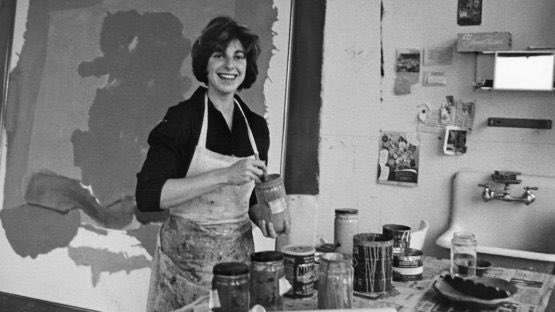 El próximo domingo 15 de marzo continúo con las artistas latinoamericanas.Me he olvidado de una grande del Expresionismo Abstracto: Helen Frankenthaler (EEUU. 1928-2011) es imperdonable.De la llamada 2da Generación, fue influenciada por los 1eros Expresionistas abstractos.