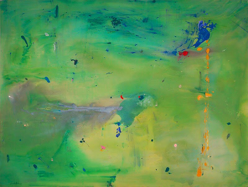 El próximo domingo 15 de marzo continúo con las artistas latinoamericanas.Me he olvidado de una grande del Expresionismo Abstracto: Helen Frankenthaler (EEUU. 1928-2011) es imperdonable.De la llamada 2da Generación, fue influenciada por los 1eros Expresionistas abstractos.