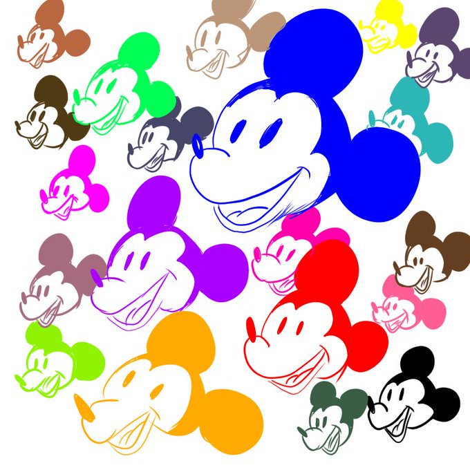 ミッキーのtwitterイラスト検索結果 古い順