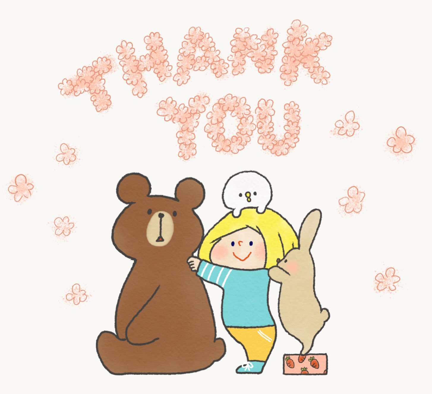 Beanie And Nushi いつもありがと サンキューの日 イラスト お絵かき ほっこり好き 疲れたら肩もみがいいね ヌシはヘッドマッサージ T Co Y3uj06lq0y Twitter