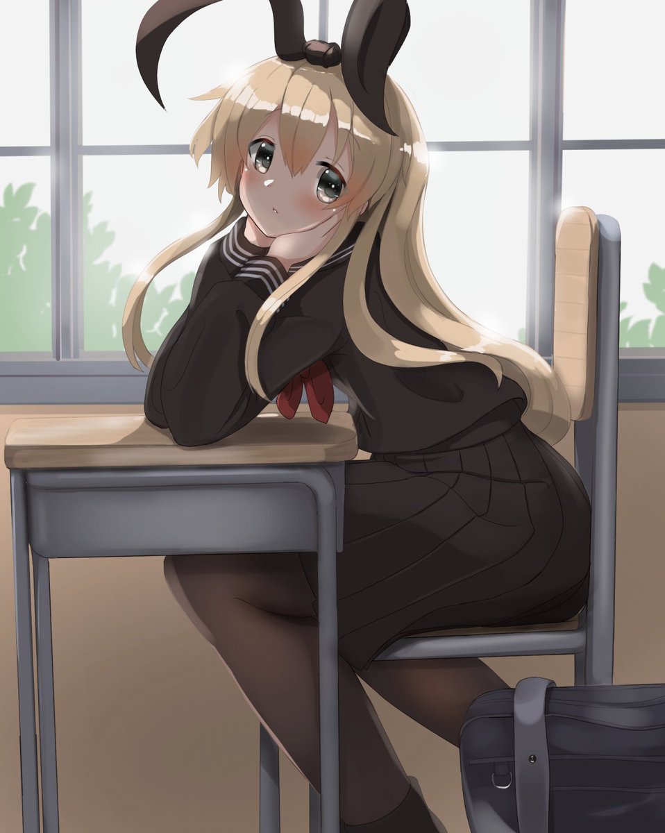 黒セーラーの島風ちゃん～ 