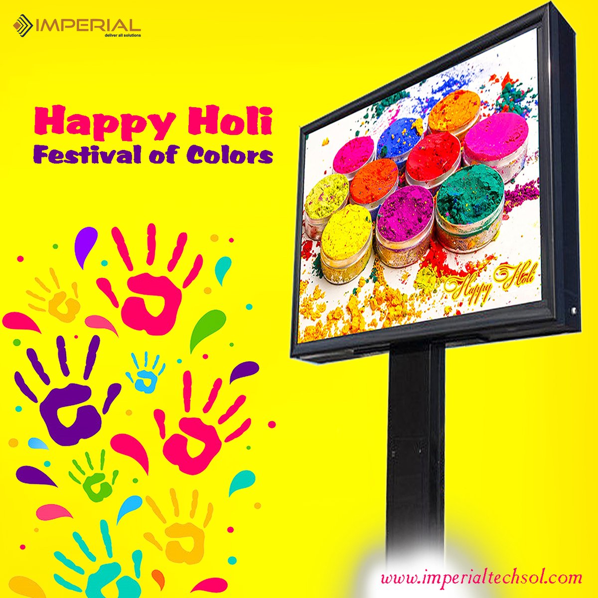 imperialtechsol's tweet photo. May your Holi be filled with vibrant colors and may joy, good health and prosperity come knocking at your doors this festive season. Happy Holi 
#HappyHoli #Holi2020 #festivalofcolours #colours #होली https://t.co/vInjZGOBLS