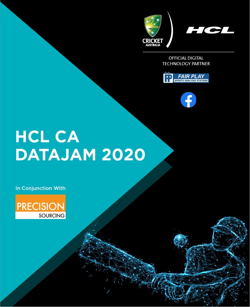 Only 1 week to go until the HCL CA DATAJAM 2020! We're very excited to discuss all things data #HCLTechnologies #CricketAustralia #PrecisionSourcing