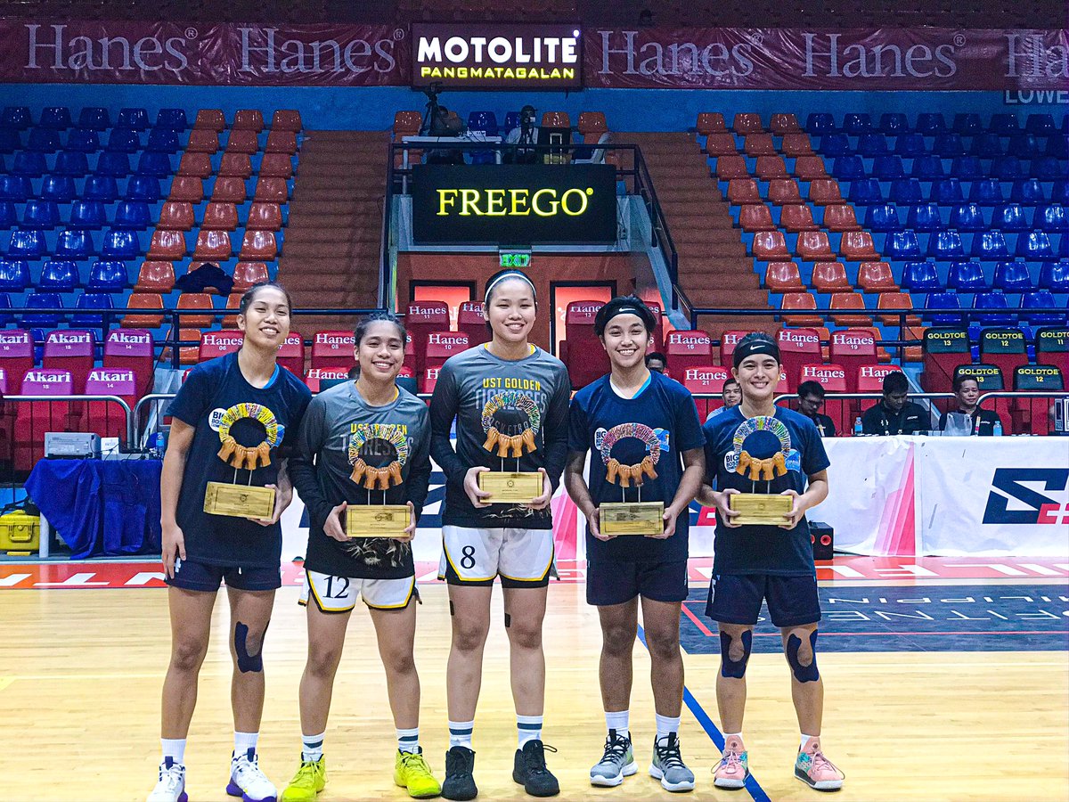 ustigertv's tweet photo. History was made today! 🏀

Congratulations to Erika Danganan (@erika_danganan) and Brigette Santos (@ETTEGIRBSantos) for being part of the first ever Mythical 5 Selection of the UAAP Girl’s Basketball Tournament! 

#TigerTakeover
#USTForMore
#GoUSTE https://t.co/PJUYa2x8T5